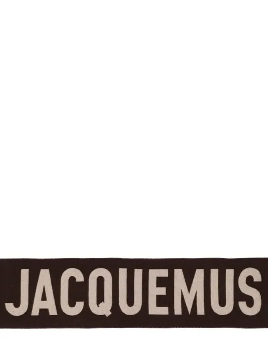 Jacquemus   L&#x27;Echarpe Jacquemus wool scarf 