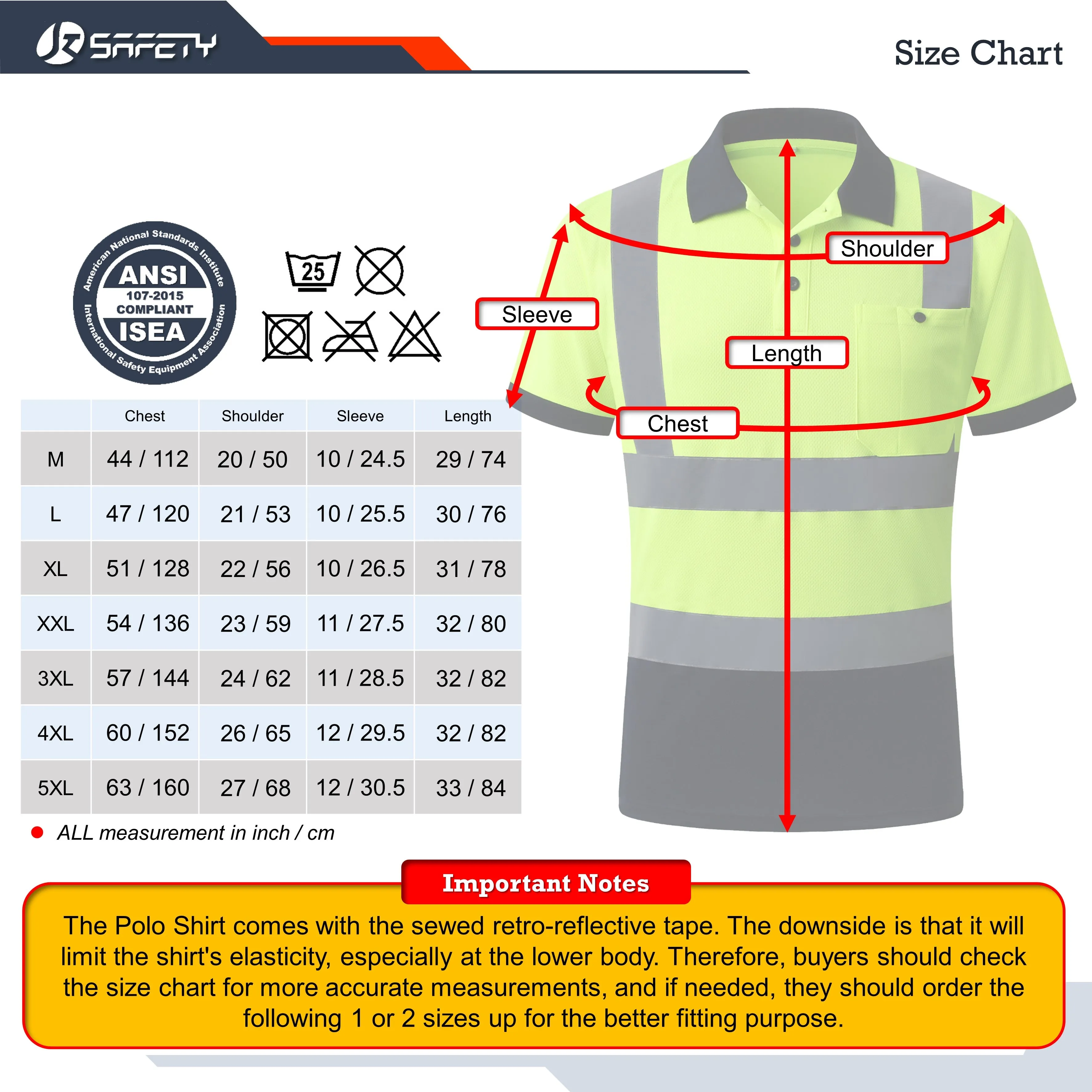 JKSafety 3-Pack Hi-Vis Reflective Safety Polo Shirt, Black Bottom (JKP066-3P)