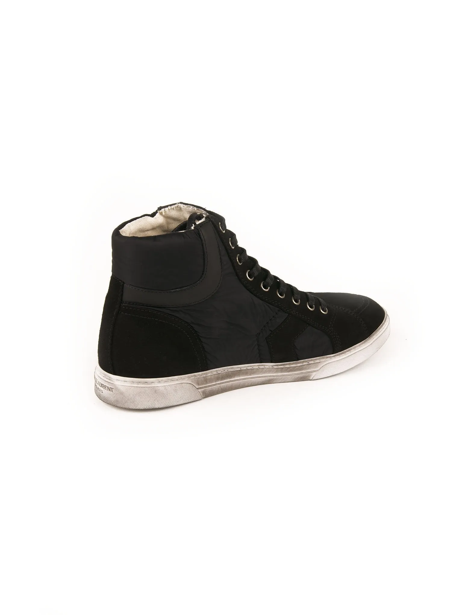 Joe "Smoking Forever" Mid Top Sneaker - Black