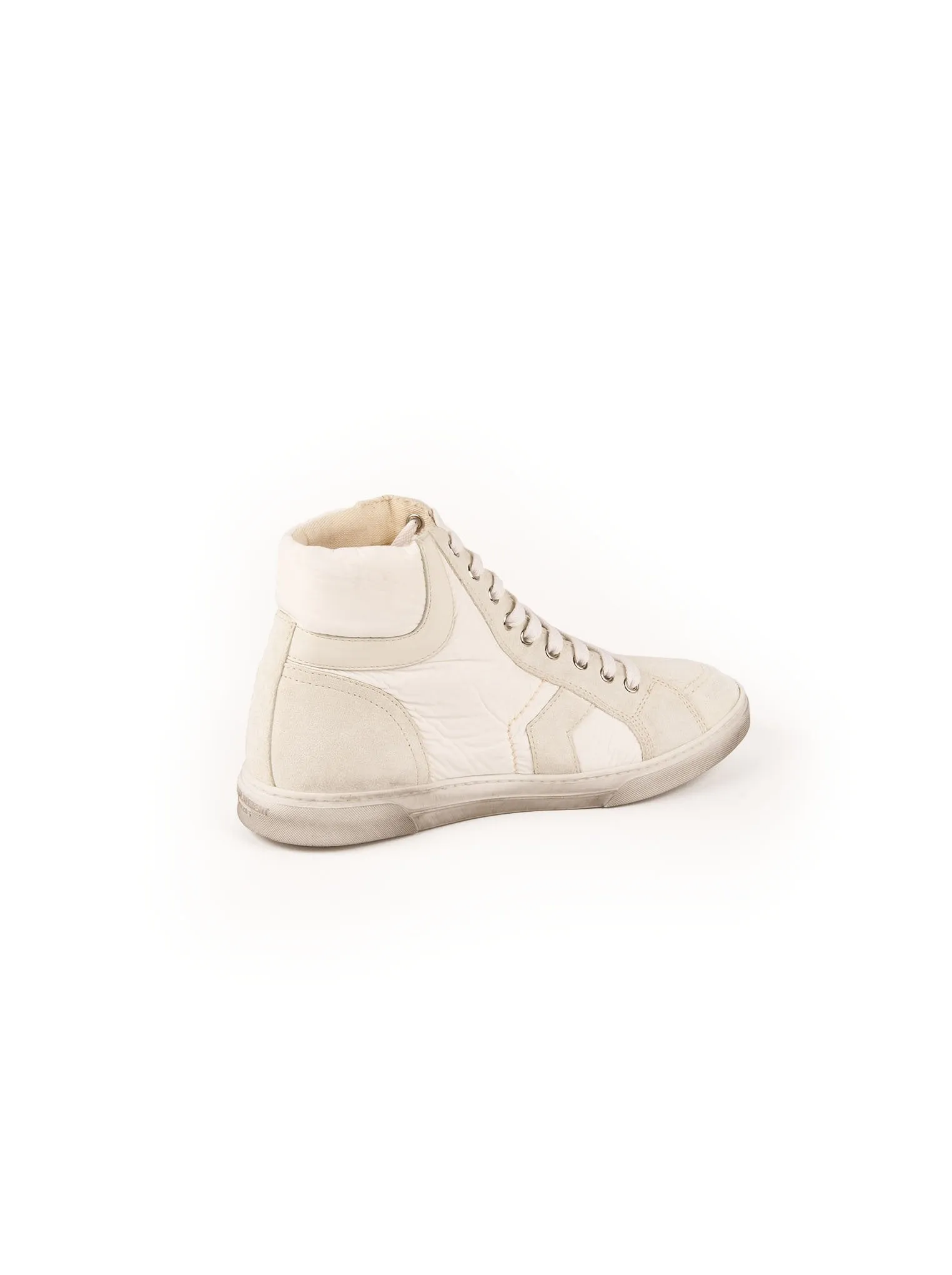 Joe "Smoking Forever" Mid Top Sneaker - White