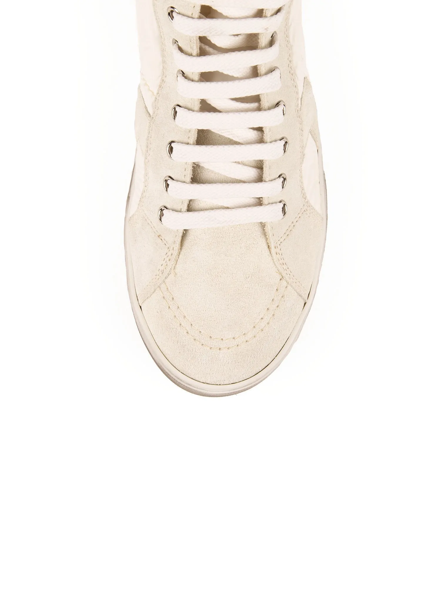 Joe "Smoking Forever" Mid Top Sneaker - White