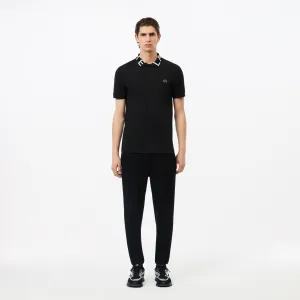 Joggers Pantalon de survêtement Slim Fit Jogger en coton mélangé chiné Mode de Vie Homme - Noir - Homme