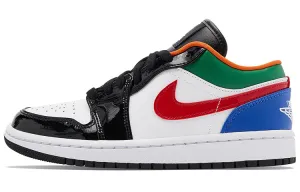 Jordan 1 Low Multi-Color Black Toe Sneakers (Women)