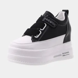 Joskaa 2024 New Black Platform Sneakers High Tops