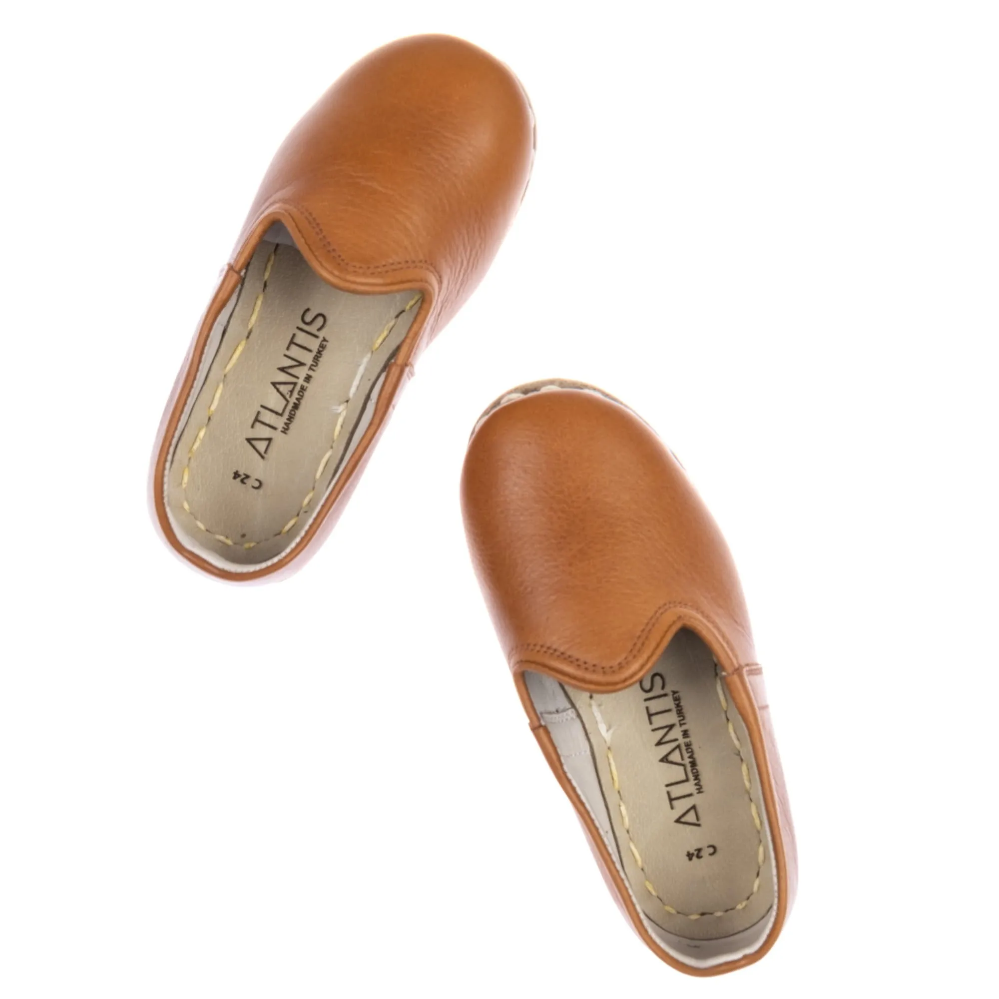 Kids Cocoa Brown Leather Shoes