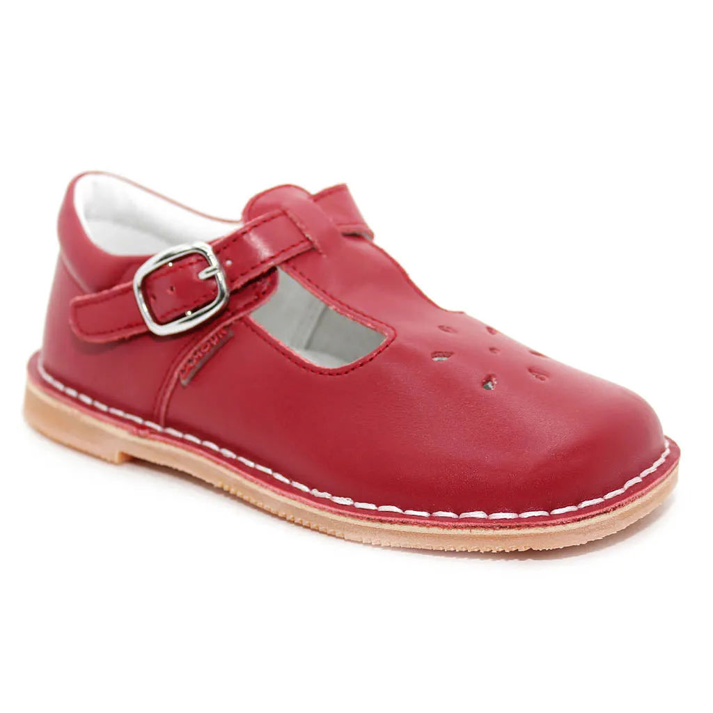 L’ Amour School Uniform Shoe Red Walker Toddler Kids Girl-Kids Shoes