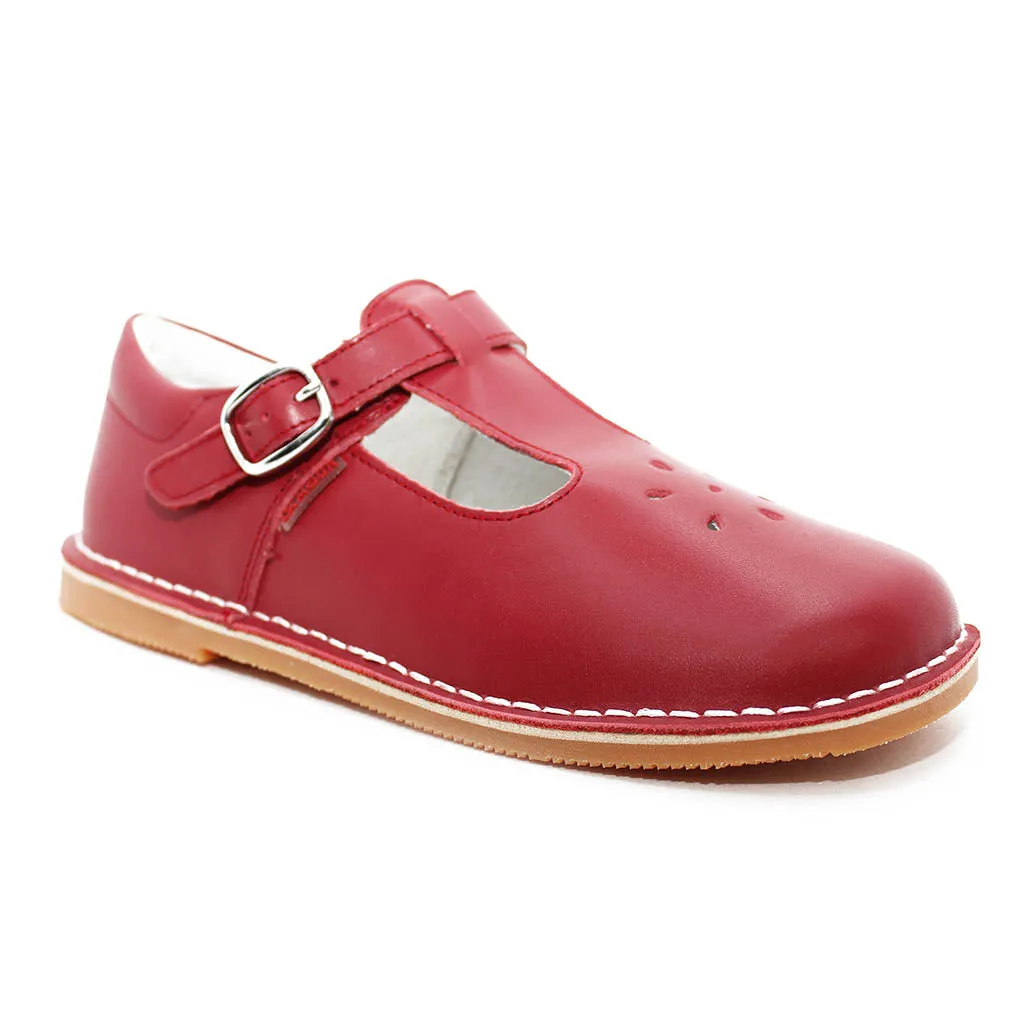 L’ Amour School Uniform Shoe Red Walker Toddler Kids Girl-Kids Shoes