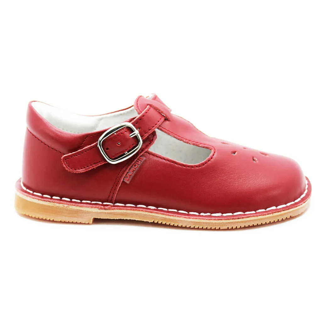 L’ Amour School Uniform Shoe Red Walker Toddler Kids Girl-Kids Shoes