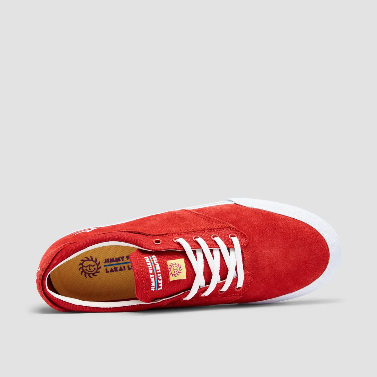 Lakai Wilkins Shoes - Red Suede