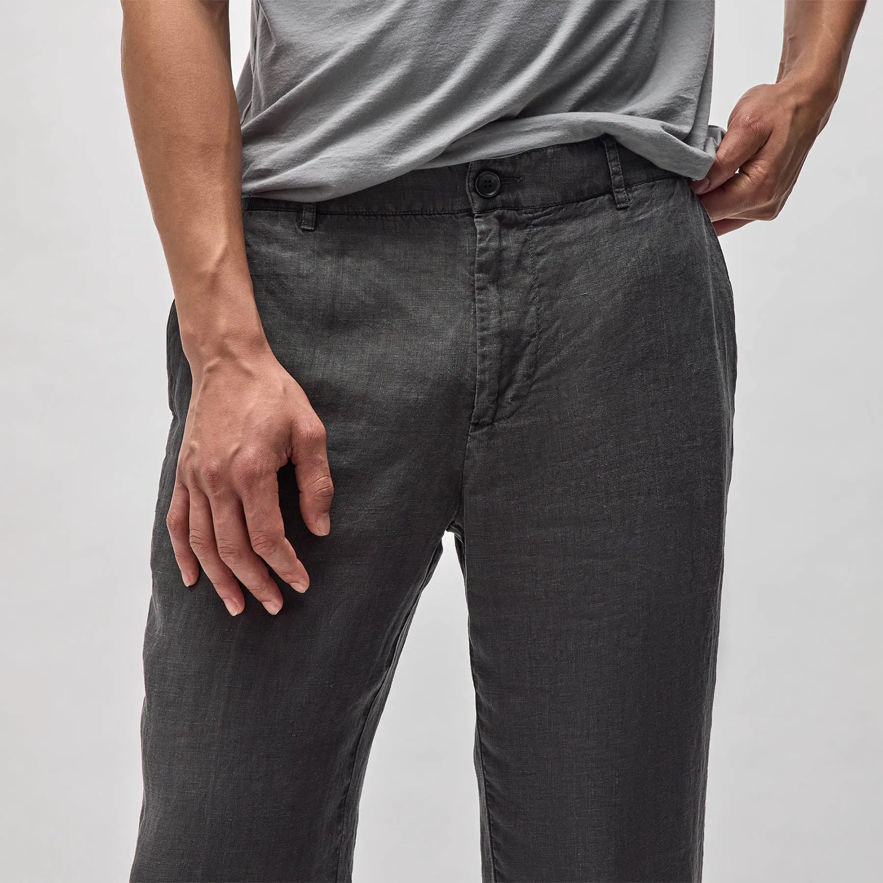 Linen Trouser - Magma Pigment