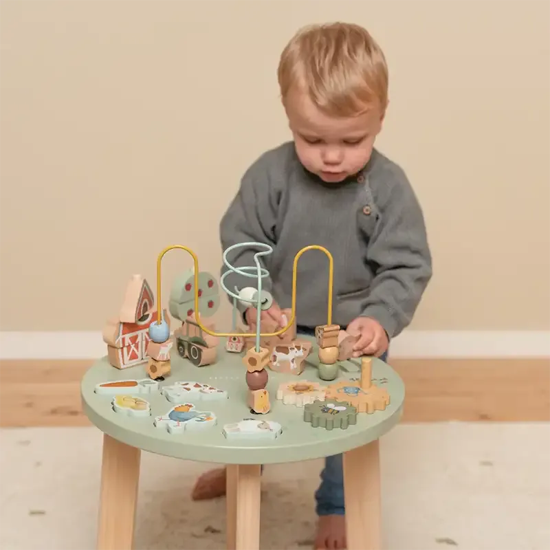 Little Farm Wooden Activity Table