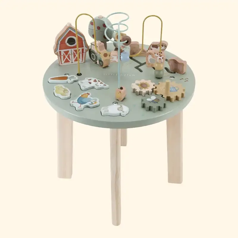 Little Farm Wooden Activity Table