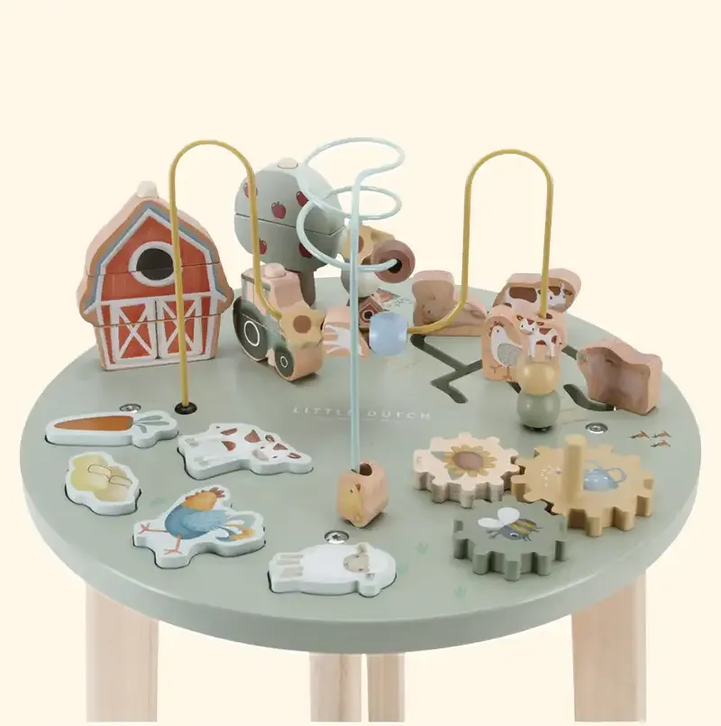 Little Farm Wooden Activity Table