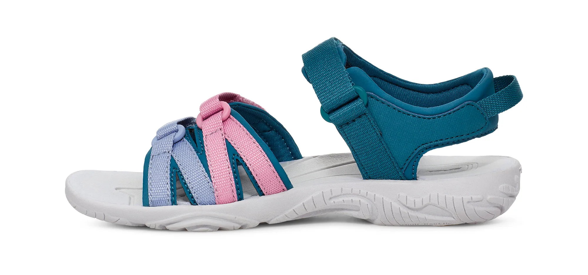 Little Kid's Teva Tirra Color: Blue Coral Multi