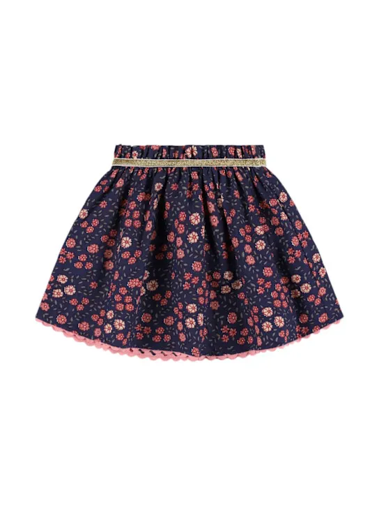 Louise Misha   Printed cotton skirt 