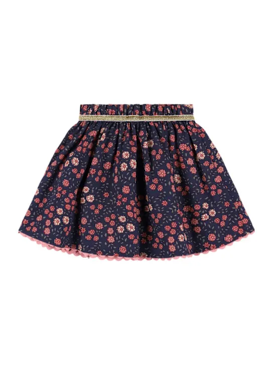 Louise Misha   Printed cotton skirt 