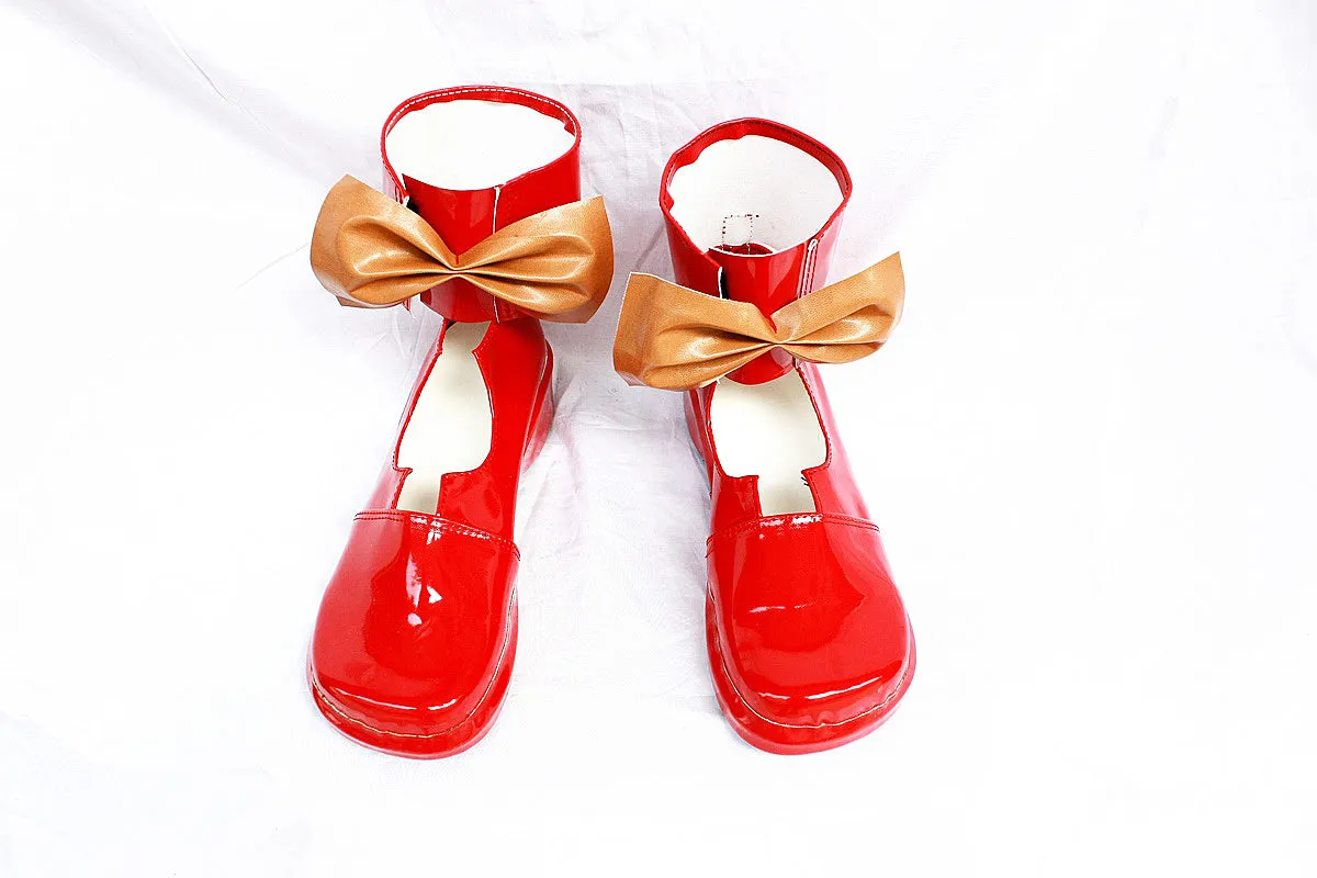 Macross Series Red Cosplay Shoes Custom Made