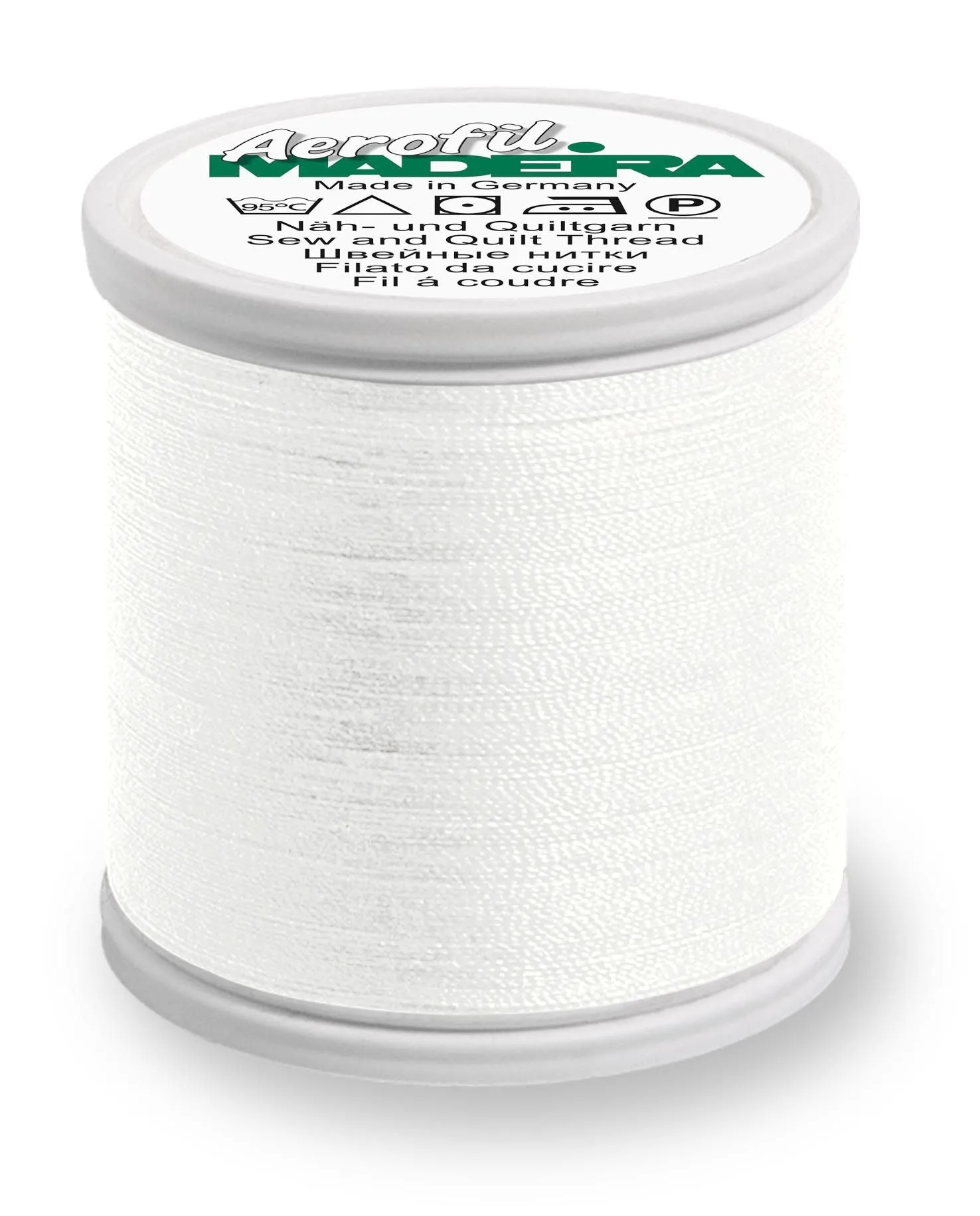 Madeira Aerofil 120 | Polyester Sewing-Construction Thread | 440 yards | 9125-8020 | White