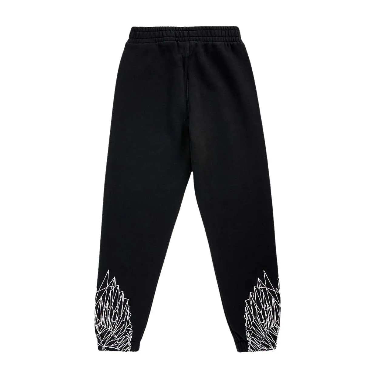 Marcelo Burlon Kids Triangle Wings Black Jogging Bottoms