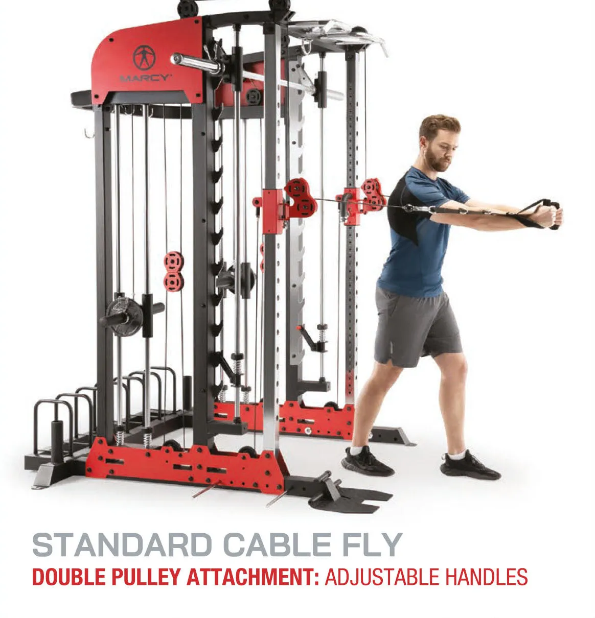 Marcy Pro Deluxe Smith Cage Home Gym System – SM-7553