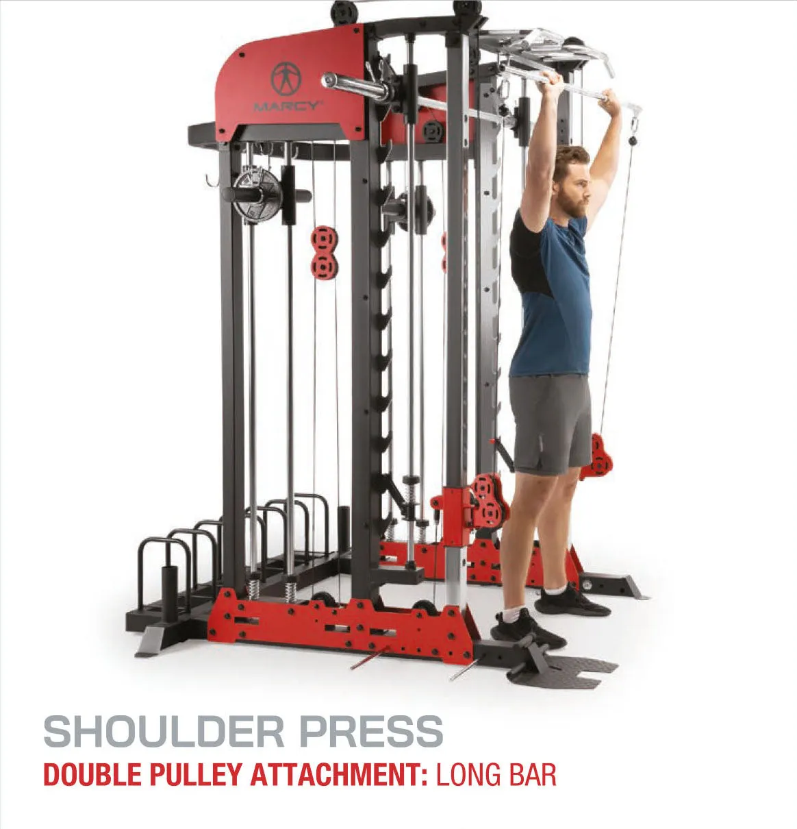 Marcy Pro Deluxe Smith Cage Home Gym System – SM-7553