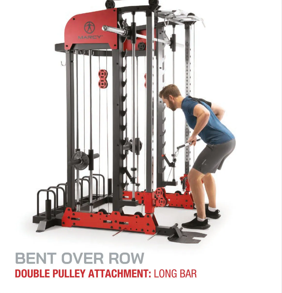 Marcy Pro Deluxe Smith Cage Home Gym System – SM-7553