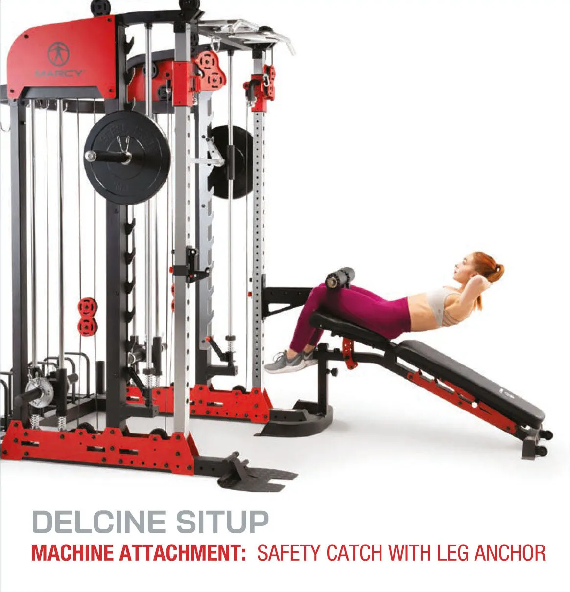 Marcy Pro Deluxe Smith Cage Home Gym System – SM-7553