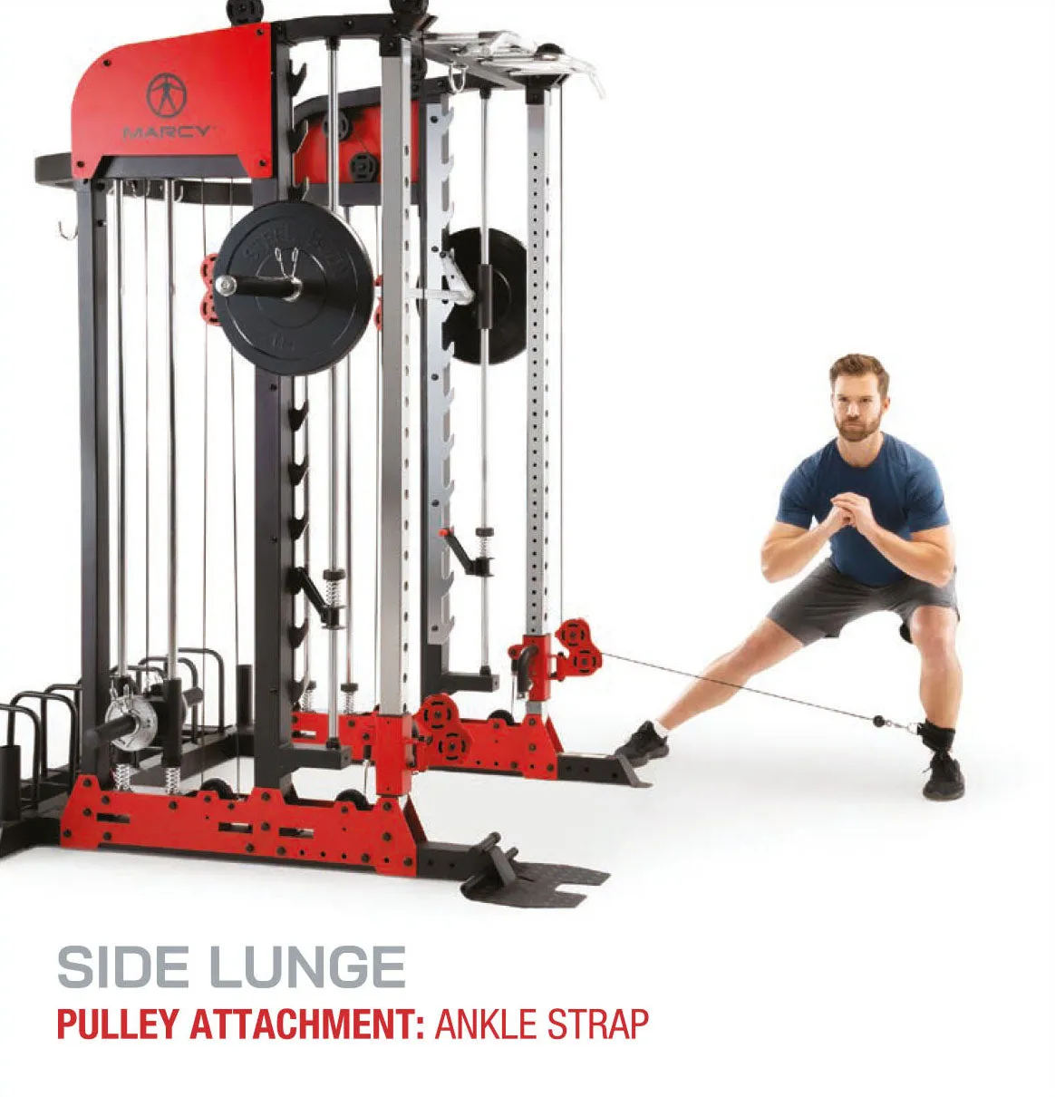 Marcy Pro Deluxe Smith Cage Home Gym System – SM-7553