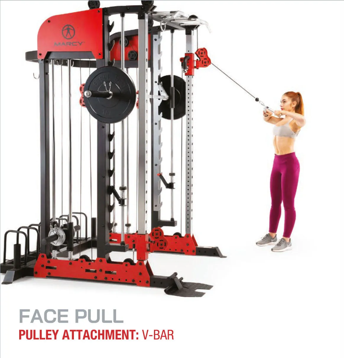 Marcy Pro Deluxe Smith Cage Home Gym System – SM-7553