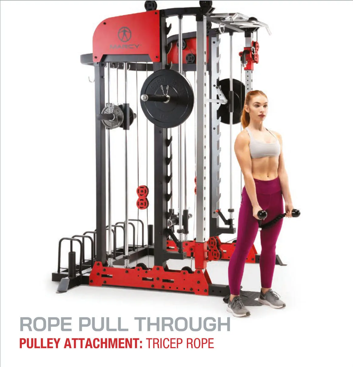 Marcy Pro Deluxe Smith Cage Home Gym System – SM-7553