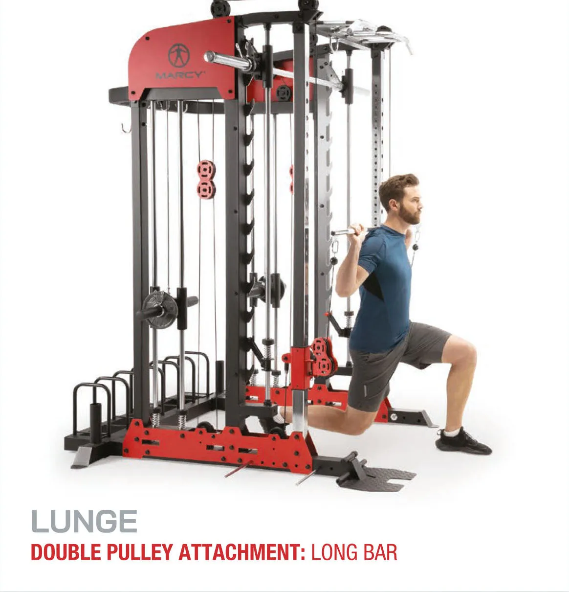 Marcy Pro Deluxe Smith Cage Home Gym System – SM-7553