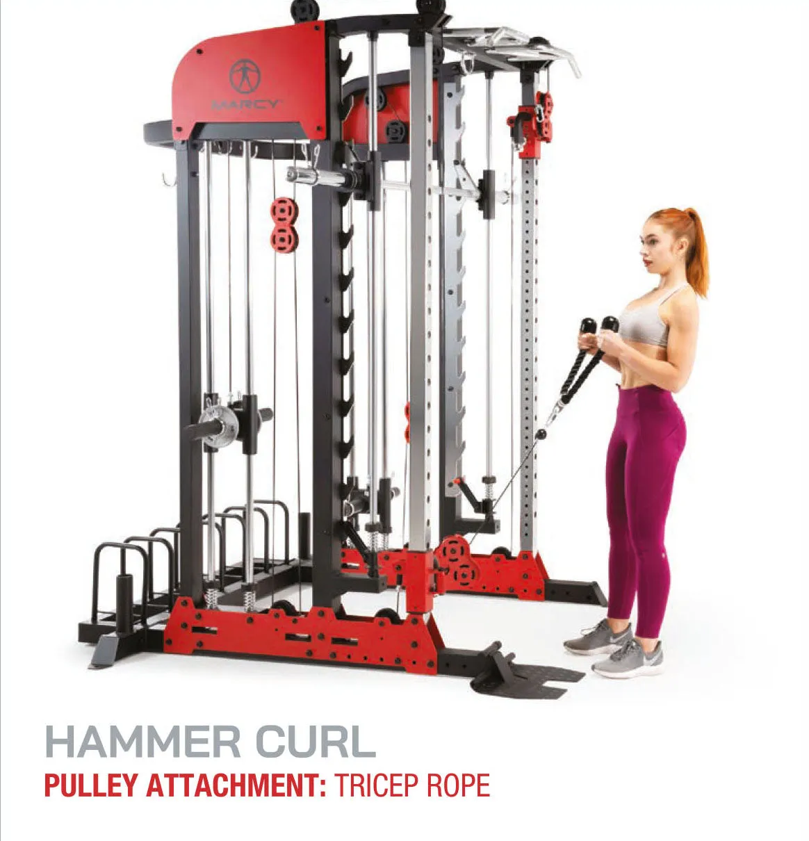 Marcy Pro Deluxe Smith Cage Home Gym System – SM-7553