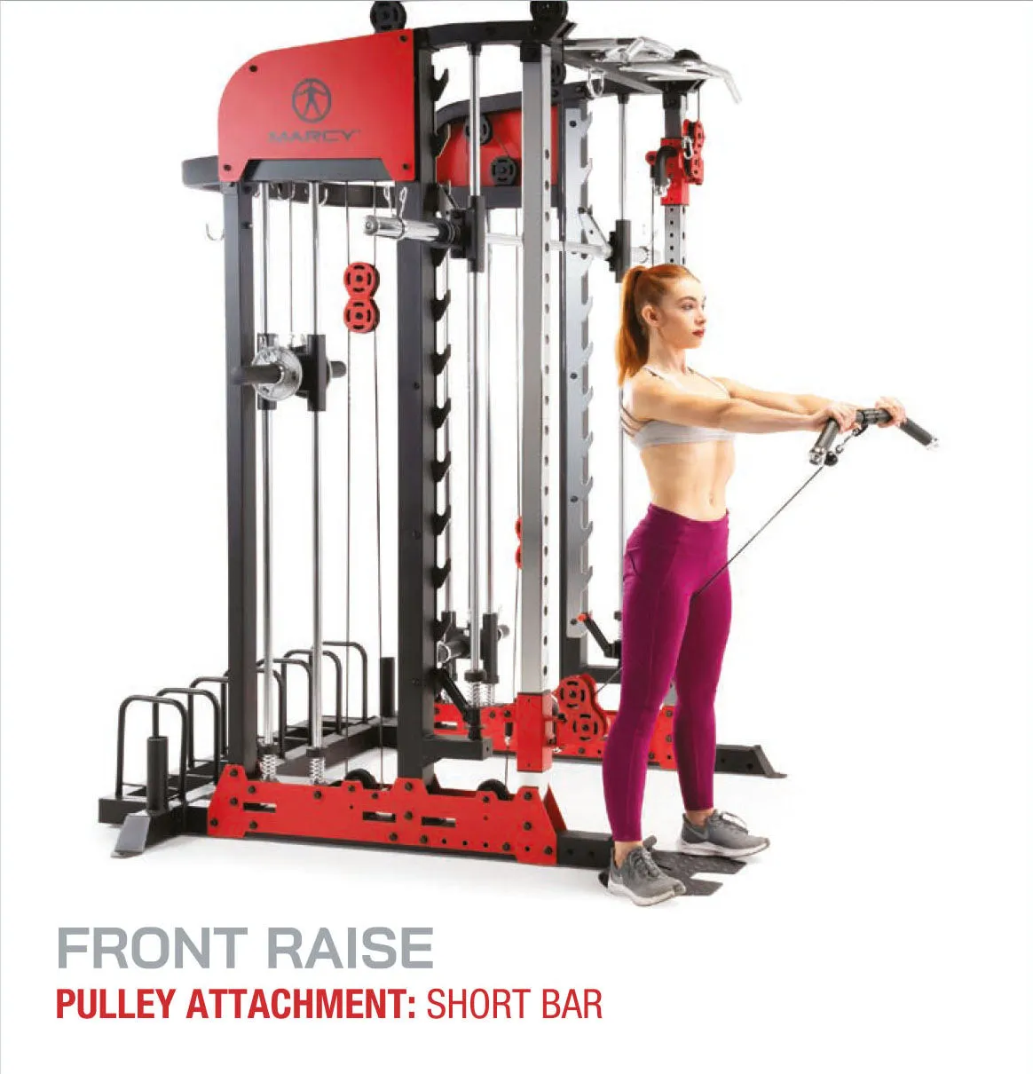 Marcy Pro Deluxe Smith Cage Home Gym System – SM-7553