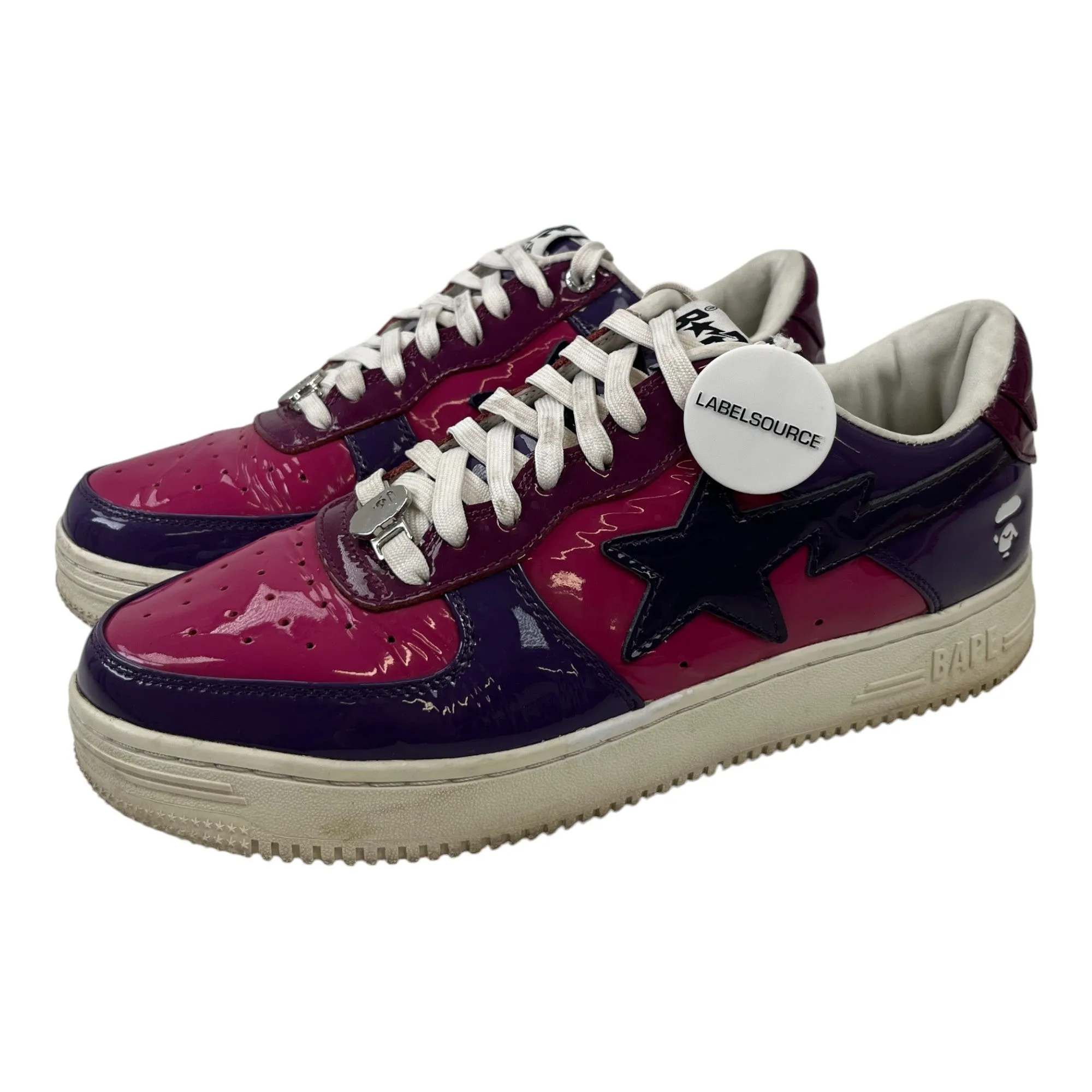 Men's Bape Sta Low Trainers Purple Size EU 40.5 / UK 6.5