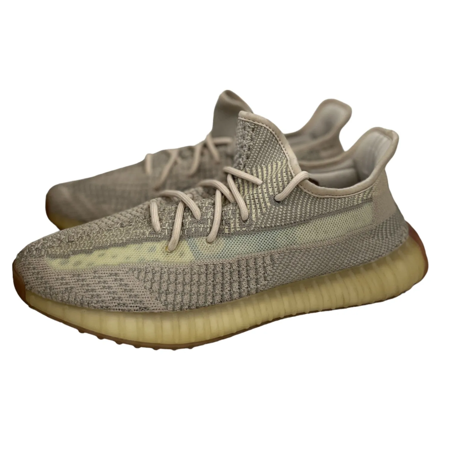 Men's Boost 350 V2 Citrin Low Trainers Cream Size EU 45 / UK 11