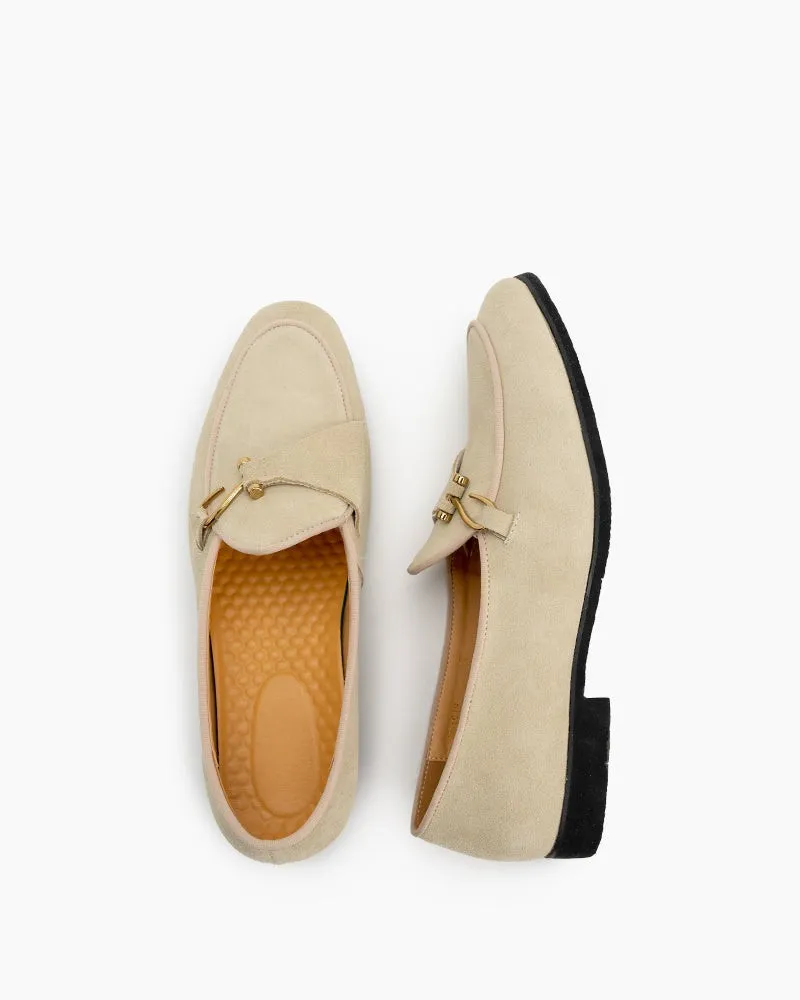 Men's Casual Suede Slip On Flats Boat Loafers