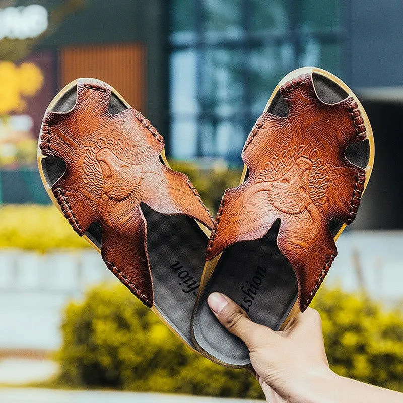 Men's Comfortable Leather Casual Sandals