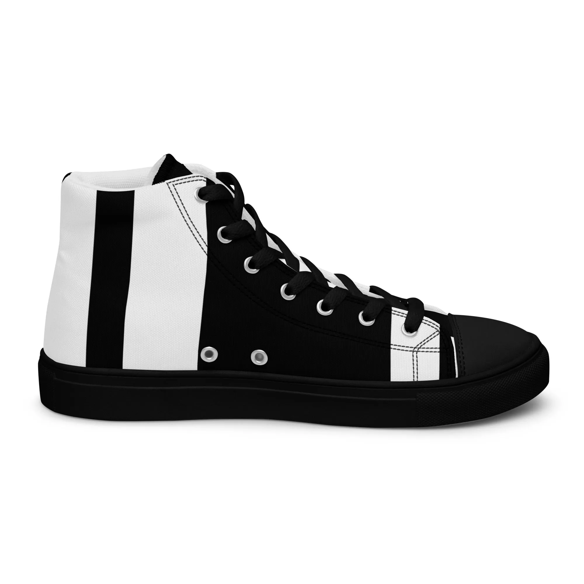 Men’s High Top Canvas Shoes Athletic Trainers Streetwear Apparel Ascension High Fashion Power