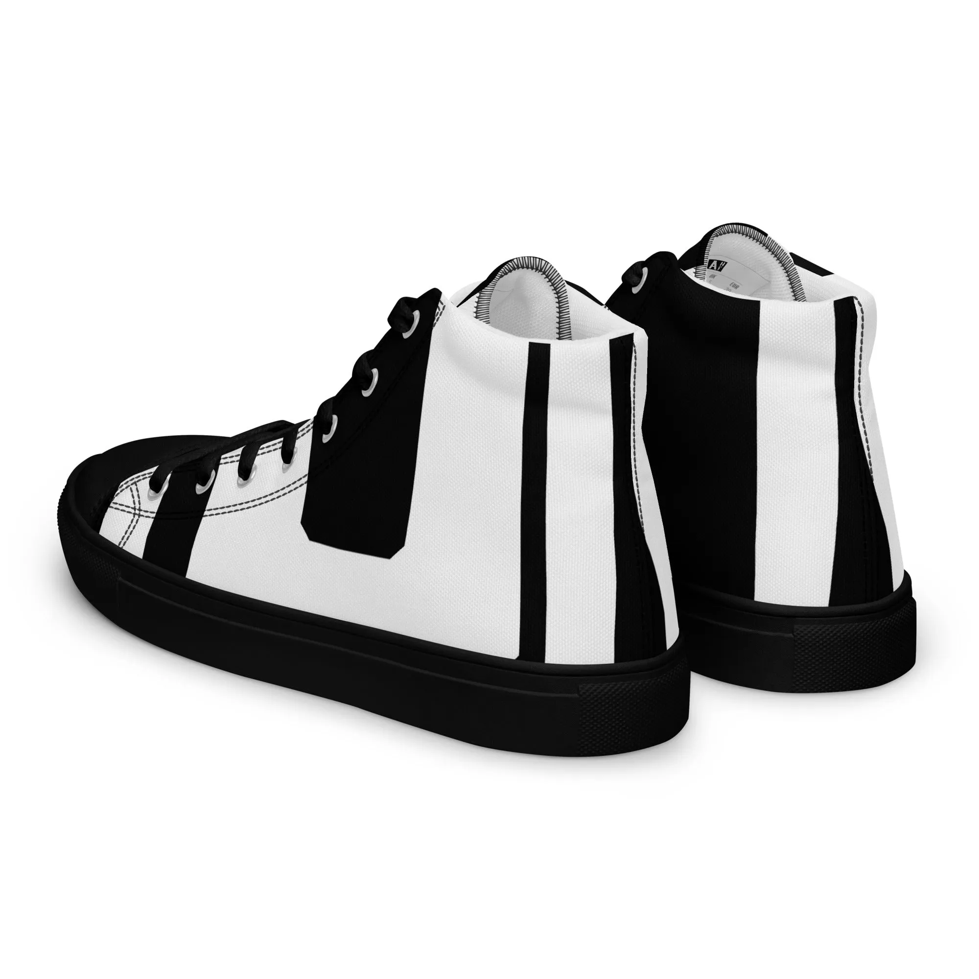 Men’s High Top Canvas Shoes Athletic Trainers Streetwear Apparel Ascension High Fashion Power