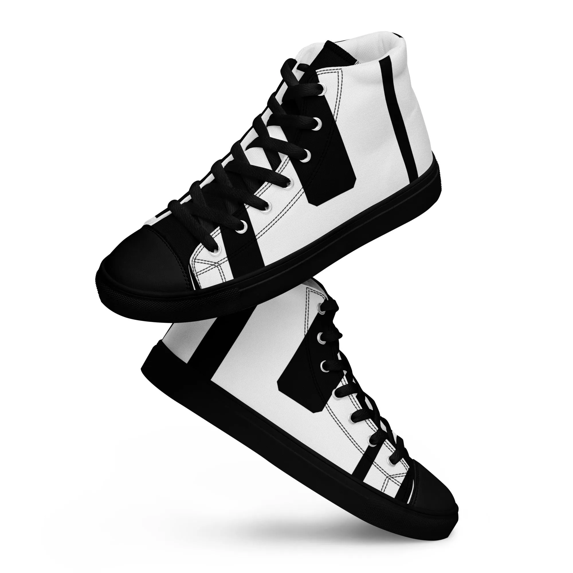 Men’s High Top Canvas Shoes Athletic Trainers Streetwear Apparel Ascension High Fashion Power