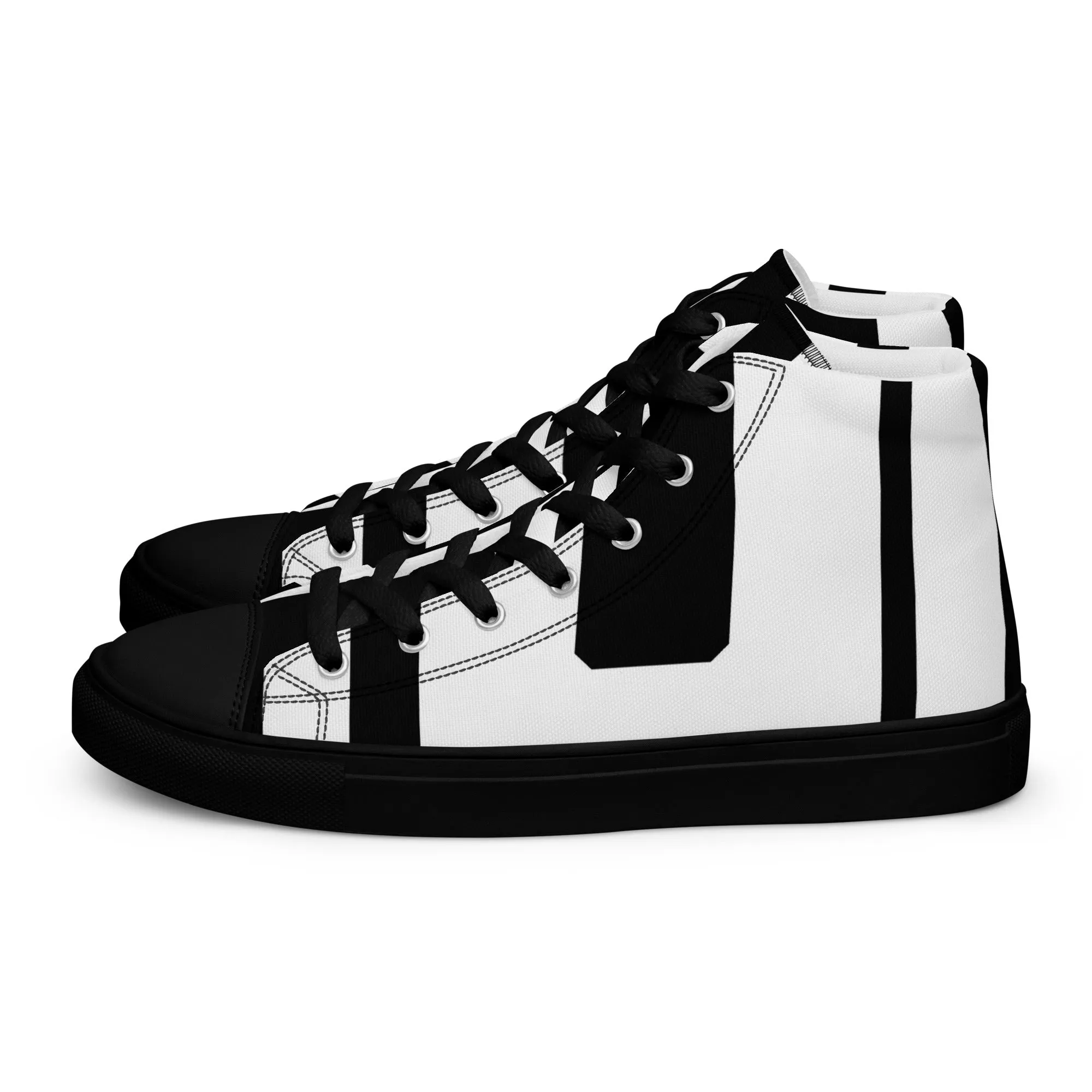 Men’s High Top Canvas Shoes Athletic Trainers Streetwear Apparel Ascension High Fashion Power