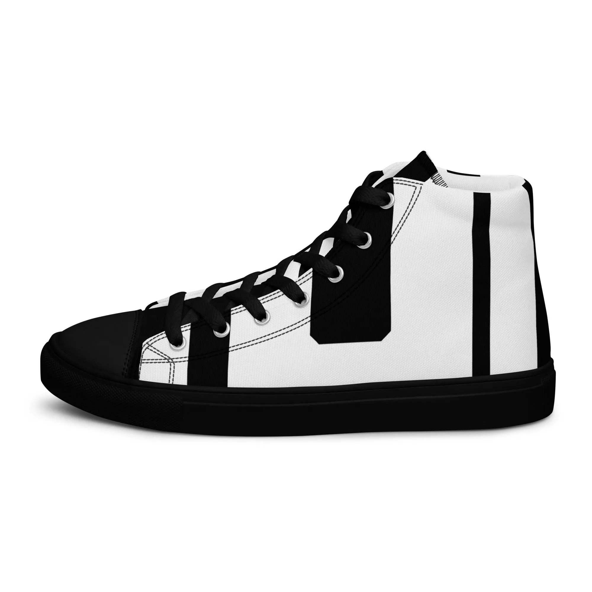 Men’s High Top Canvas Shoes Athletic Trainers Streetwear Apparel Ascension High Fashion Power