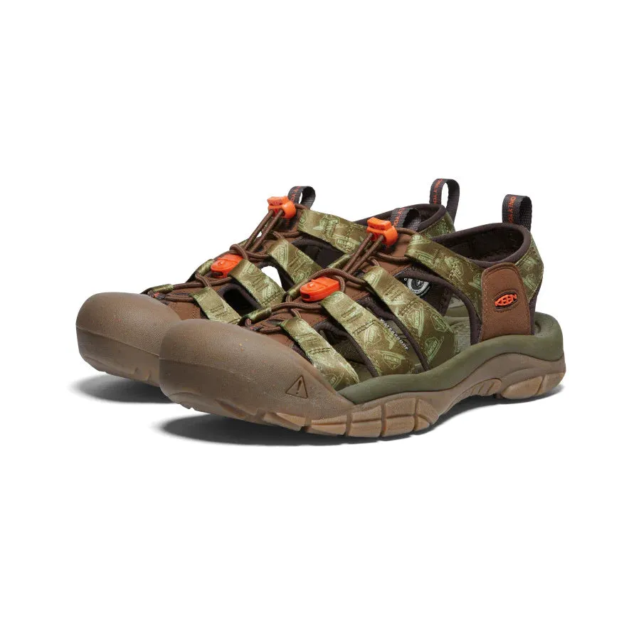 Men's Keen Newport X Smokey Bear Color: Smokey Bear / Military Olive