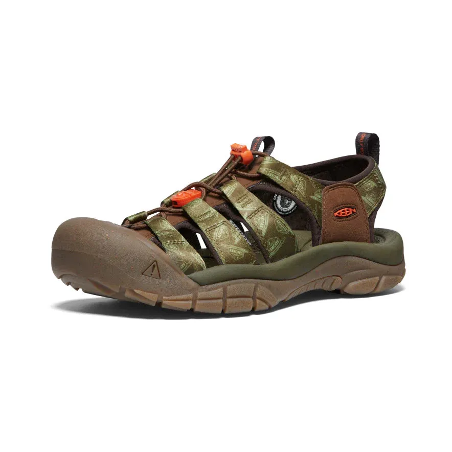 Men's Keen Newport X Smokey Bear Color: Smokey Bear / Military Olive