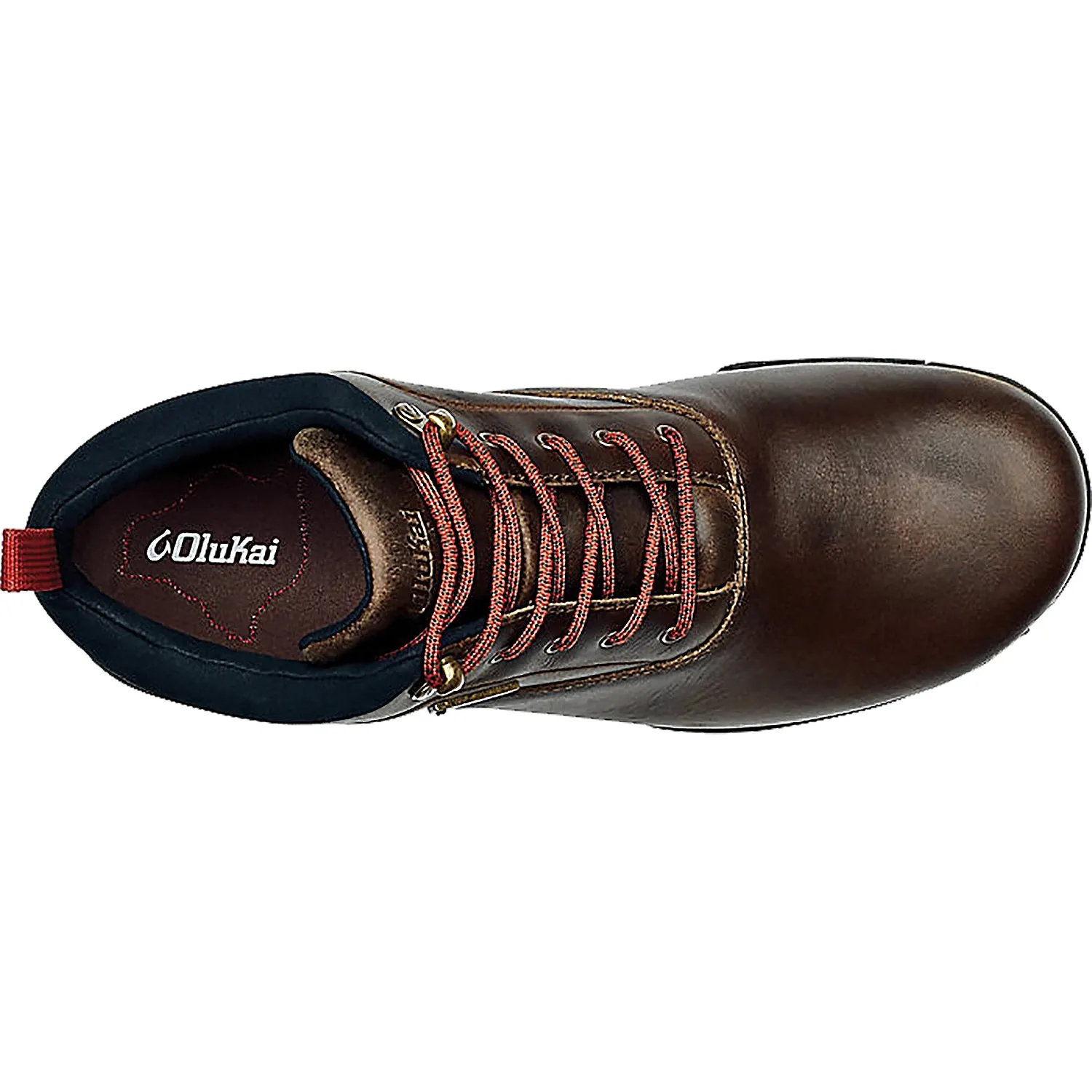 Men's OluKai Kualono Carob leather