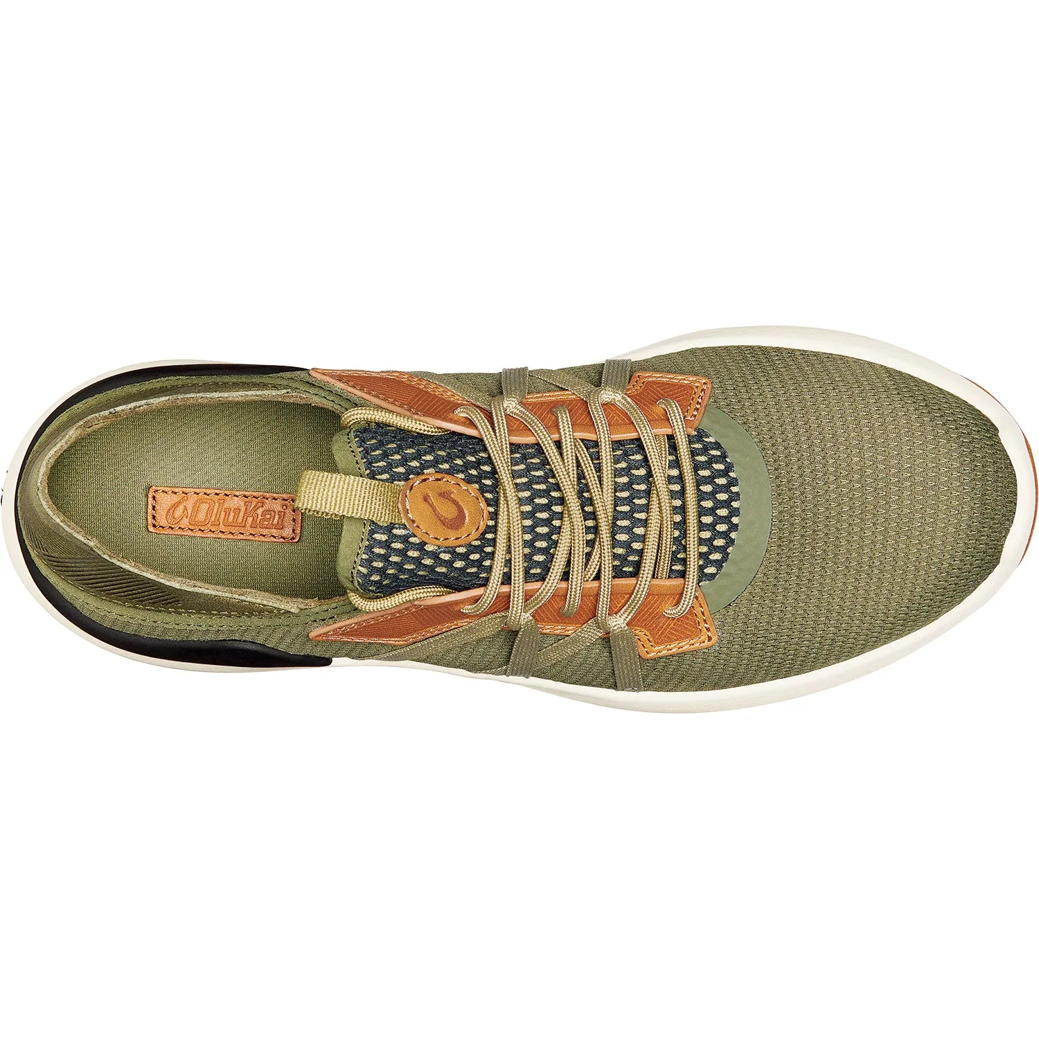 Men's OluKai Mio Li Hunter/Lava Rock Mesh