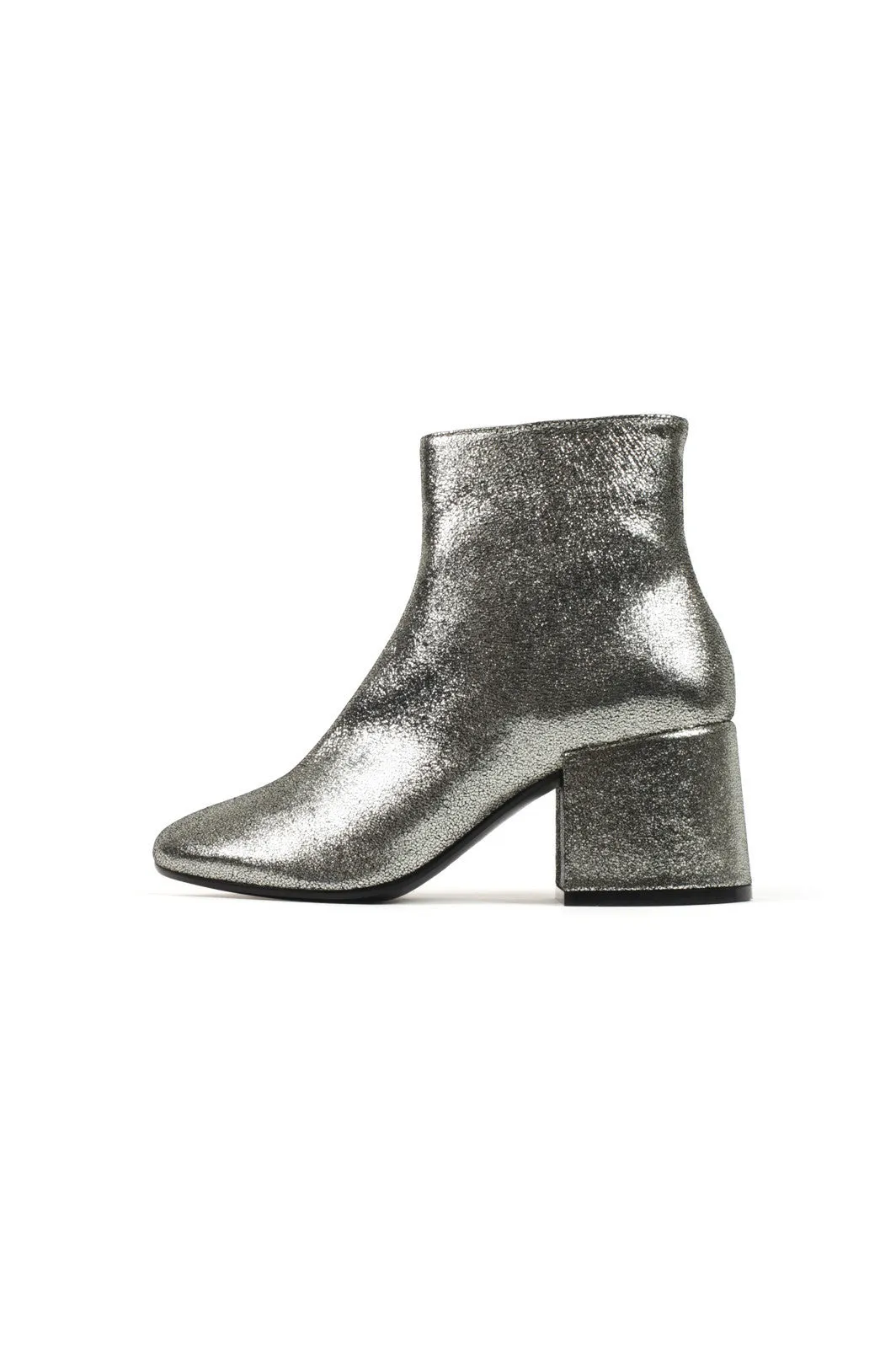 Metallic Ankle Boots