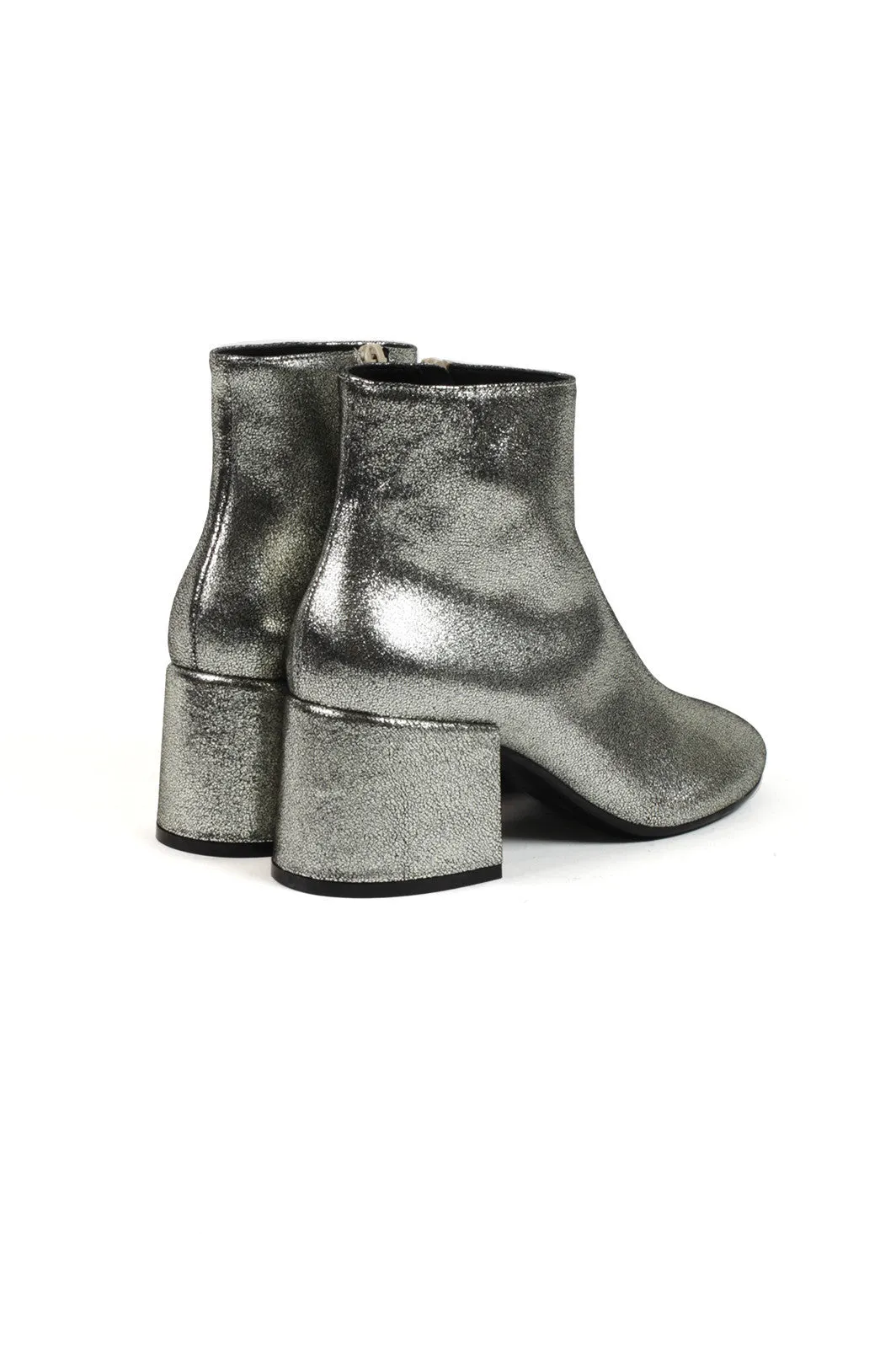 Metallic Ankle Boots