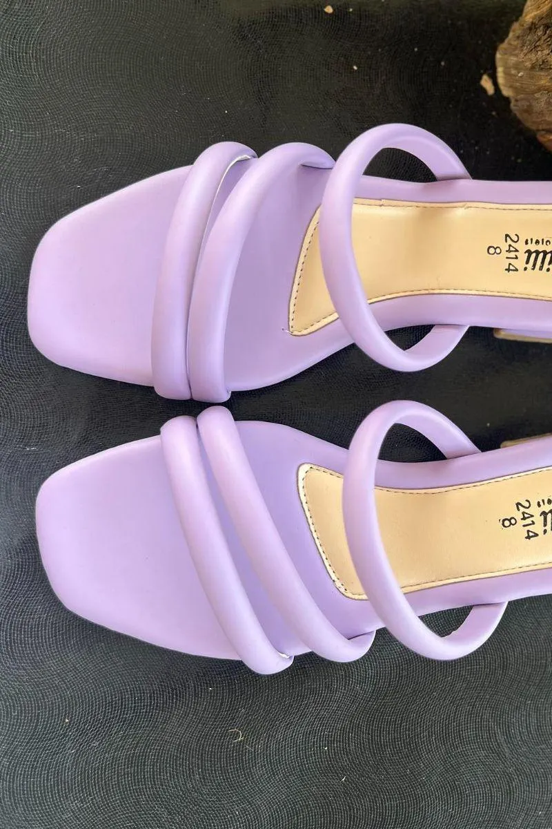 Milli Shoes - Casual Slides - Lilac - 1325