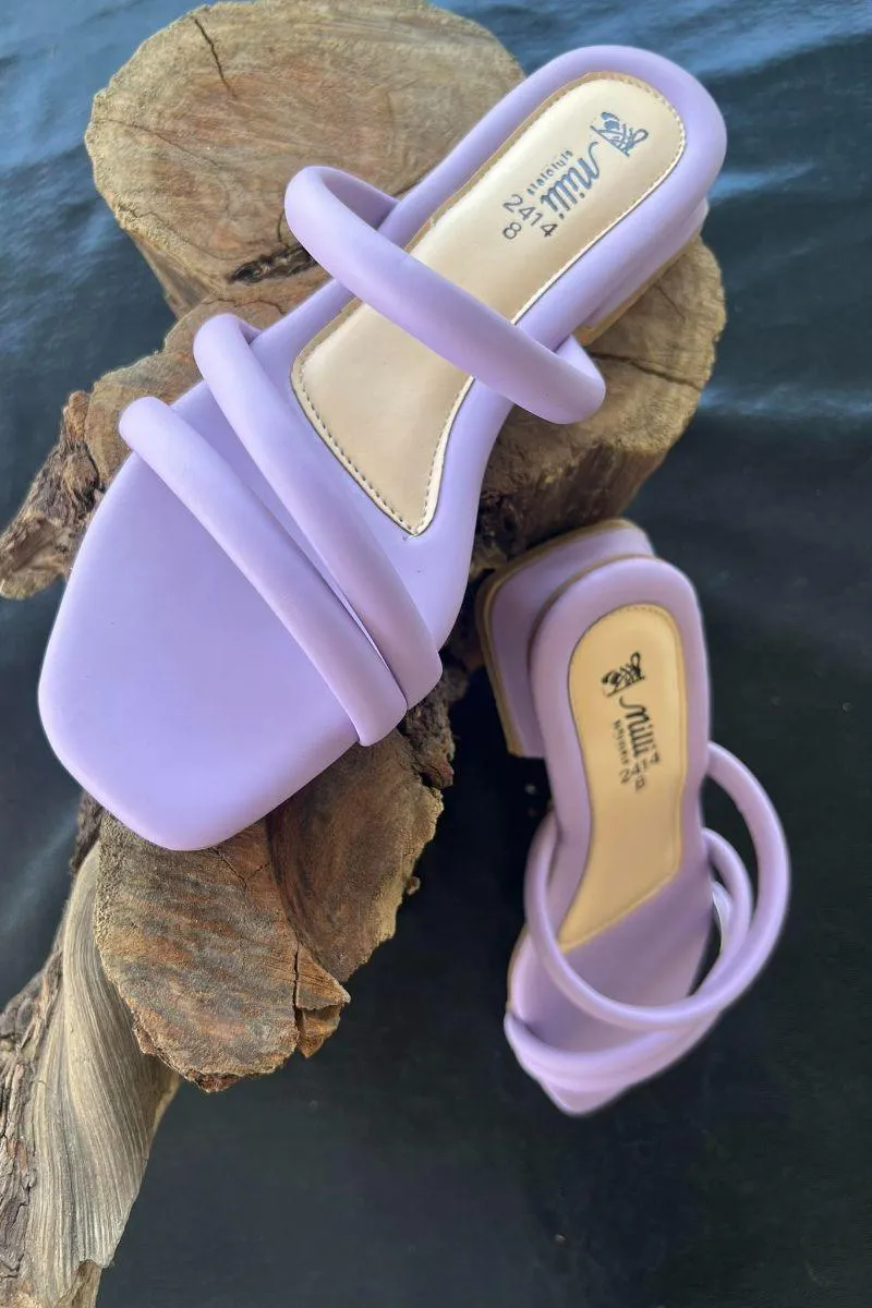 Milli Shoes - Casual Slides - Lilac - 1325